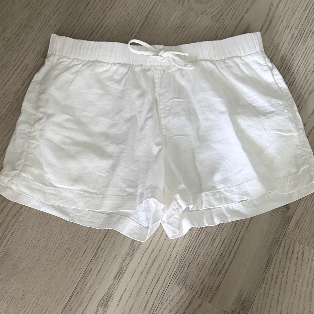 Babaton White Athletic Shorts